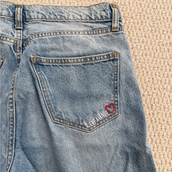 Djerf Avenue Relaxed Jeans Washed Blue - Picture 8 of 12